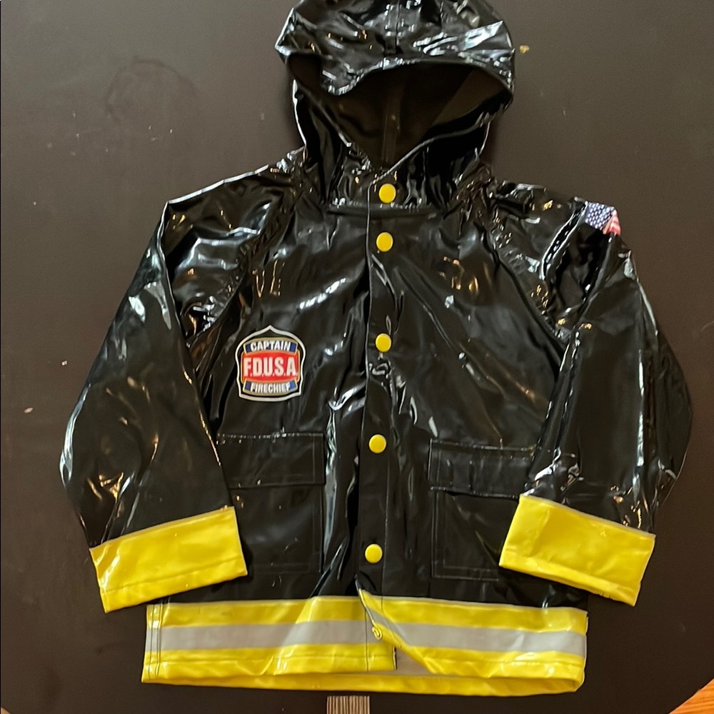 Western Chief Black and Yellow Kids Raincoat